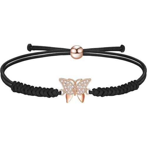 Eryi-Bracelet Corde Pour Femme, Bracelet Porte-Bonheur Réglable, Saint Valentin Anniversaire Anniversaire Graduation Cadeau Pour Petite Amie Femmes Filles