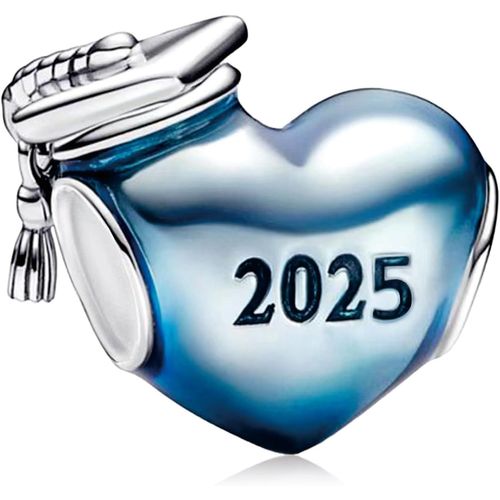 Eryi-Remise Des Diplômes 2025 Coeur Charm 925 Sterling Silver 5a Zirconia Pendentif Bracelet Collier Compatibilité Femme Bijoux Cadeau