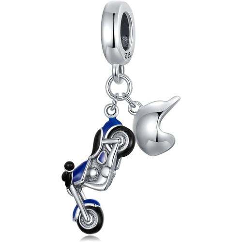 Eryi-Argent Sterling 925 Charme Or Amour Pendentif Sécurité Chaîne Voyage Perles Lucioles Libellule Pour Les Femmes Bracelet Et Collier Comme Cadeau Pour Maman Et Amis