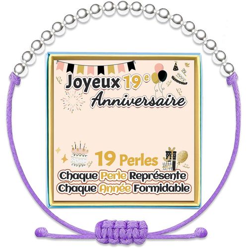 ERYI-Anniversaire Bracelets Cadeau D'Anniversaire 5 6 7 8 9 10 11 12 13 14 15 16 17 18 19 20 21 Ans Fille Cadeaux Pour Femme Bracelet Anniversaire Original Idee Argent Bijoux Unique Petit-Fille Niece