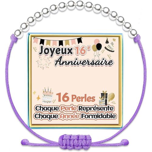 ERYI-Anniversaire Bracelets Cadeau D'Anniversaire 5 6 7 8 9 10 11 12 13 14 15 16 17 18 19 20 21 Ans Fille Cadeaux Pour Femme Bracelet Anniversaire Original Idee Argent Bijoux Unique Petit-Fille Niece