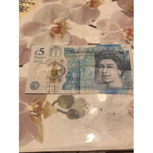 Billet 5 Pounds Reine Angleterre
