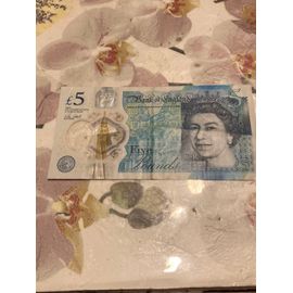 Billet 5 Pounds Reine Angleterre