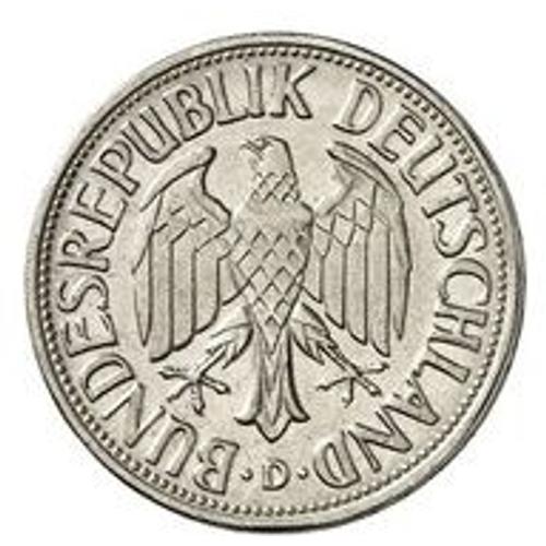 Pièce 1 Deutsch Mark Allemagne - 1972 J