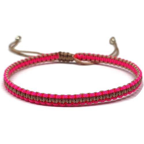 Eryi-- Bracelet Macrame - Kabbalah De Fil Avec 2 Couleurs, Amulette, Protection Mauvais ?il, Bonne Chance, Good Luck