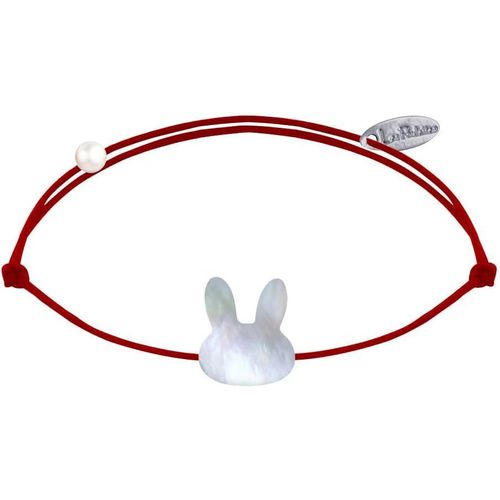 Eryi-- Bracelet Lien Tête De Lapin En Nacre