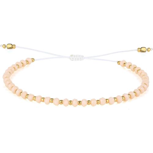Eryi-Bracelets Perles En Cristal Bracelets À Brin Corde Tissé À La Main Joncs Femme De Mode Nouveux