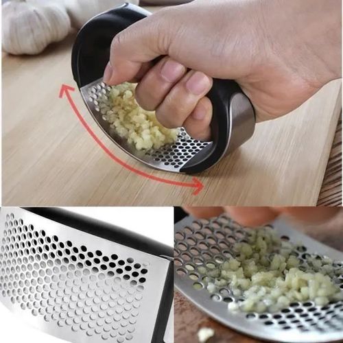 Presse-Ail, Presse-Ail En Acier Inoxydable, Outil De Presse-Ail En Acier Inoxydabl Pour Cuisine, Gadget De Cuisine Chopper