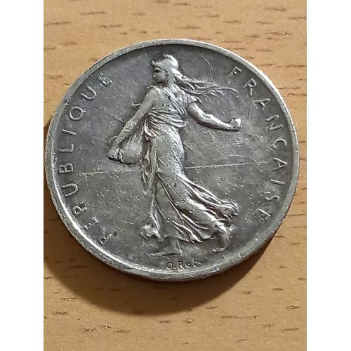 Piece De 5 Francs Argent 1960 Très Bon État