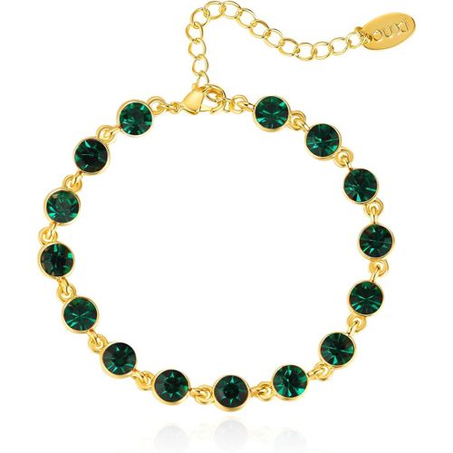 Eryi-Bracelets Délicats Pour Femmes Et Filles, Tendance, Plaqué Or 18 Carats, Bijoux À Maillons En Oxyde De Zirconium, Cadeau Pour Noël, Anniversaire, Mariage, Saint-Valentin