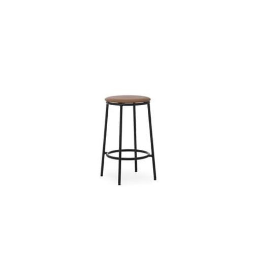 Normann Copenhagen - Tabouret De Bar Circa - Brandy (Cuir) - 65 Cm - Marron