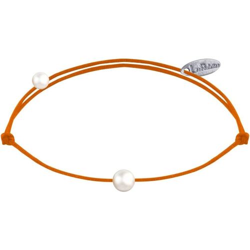 Eryi-- Bracelet Lien Petite Perle Blanche