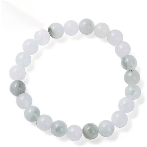 Eryi-Joyas Minerales Bracelet En Pierres Naturelles 100% Authentiques - Perles Élastiques - Confort Et Élégance | Fil Coréen Et Écrin À Bijou Inclus