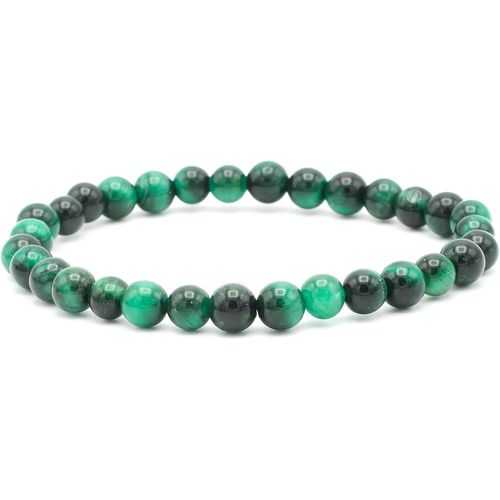 Eryi-Bracelet Pierre Naturelle | Perle Ronde 6 Mm | Création Artisanale Française|Femme Homme Mixte | Plus De 60 Choix