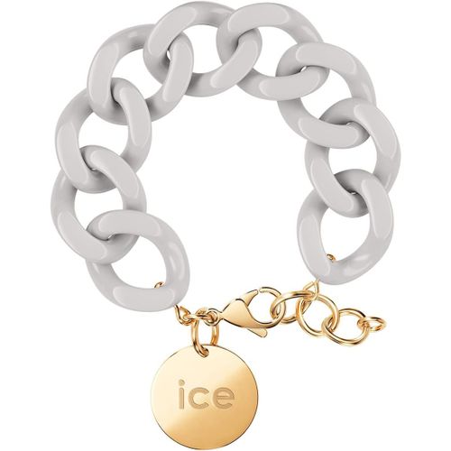 Eryi-Ice - Jewellery - Chain Bracelet - Bracelet Mailles Xl De Couleur Pour Femmes Fermé D`Une Médaille Dorée