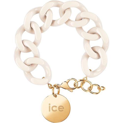Eryi-Ice - Jewellery - Chain Bracelet - Bracelet Mailles Xl De Couleur Pour Femmes Fermé D¿Une Médaille Dorée