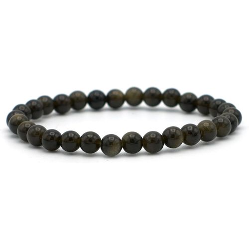 Eryi-Bracelet Pierre Naturelle | Perle Ronde 6 Mm | Création Artisanale Française|Femme Homme Mixte | Plus De 60 Choix