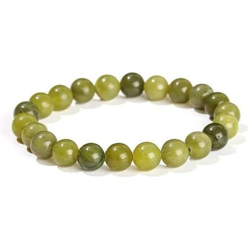 Eryi-Joyas Minerales Bracelet En Pierres Naturelles 100% Authentiques - Perles Élastiques - Confort Et Élégance | Fil Coréen Et Écrin À Bijou Inclus