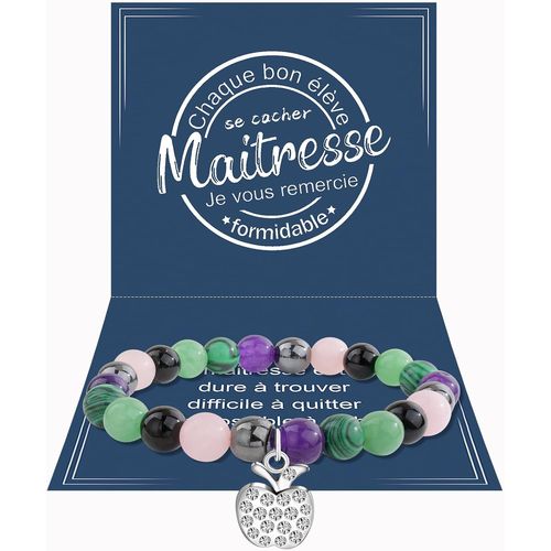 Eryi-Cadeau Femme,Bracelet Pierre Naturelle Femme,Bracelet Personnalisé Femme,Cadeau Femme Anniversaire,Cadeau Noel Femme,Cadeau Pour Maman,Collegue,Petites,Amie,Soeur,Grands-Mères