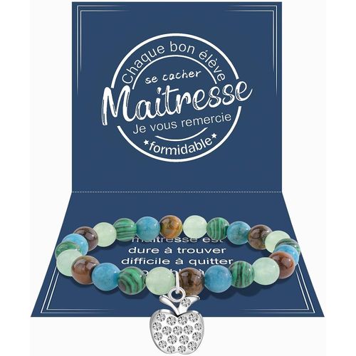 Eryi-Cadeau Femme,Bracelet Pierre Naturelle Femme,Bracelet Personnalisé Femme,Cadeau Femme Anniversaire,Cadeau Noel Femme,Cadeau Pour Maman,Collegue,Petites,Amie,Soeur,Grands-Mères