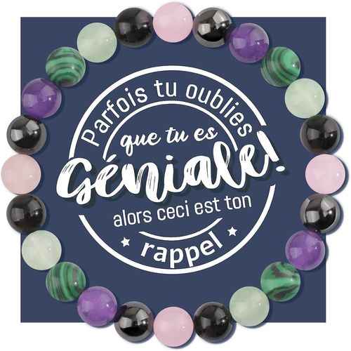 Eryi-Cadeau Femme,Bracelet Pierre Naturelle Femme,Bracelet Personnalisé Femme,Cadeau Femme Anniversaire,Cadeau Noel Femme,Cadeau Pour Maman,Collegue,Petites,Amie,Soeur,Grands-Mères