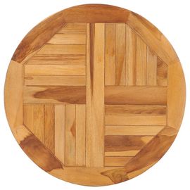 Vidaxl Disque De Table Rotatif Bois De Teck Solide