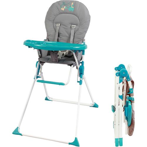 Chaise Haute Bébé Pliable Fixe | Ultra Compacte Et Légère, Tablette Amovible Réglable | Les Acrobates