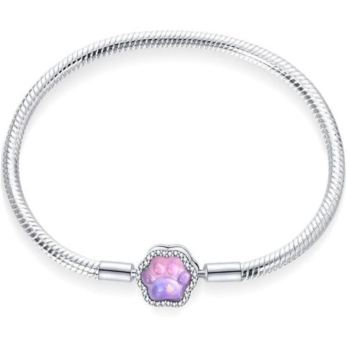 Eryi-Bracelet En Argent 925 Pour Charms, Bracelets Pour Femme,Compatible Avec Les Pandora Charms,Cadeau De Fête Des Mères, Cadeau Pour Femmes.