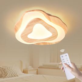 Plafonnier LED, 45W Lampe de Plafond, Lustre LED Modernes 4500LM pour salon,  chambre à coucher et couloirs Lumière Blanche Chaude 3000K
