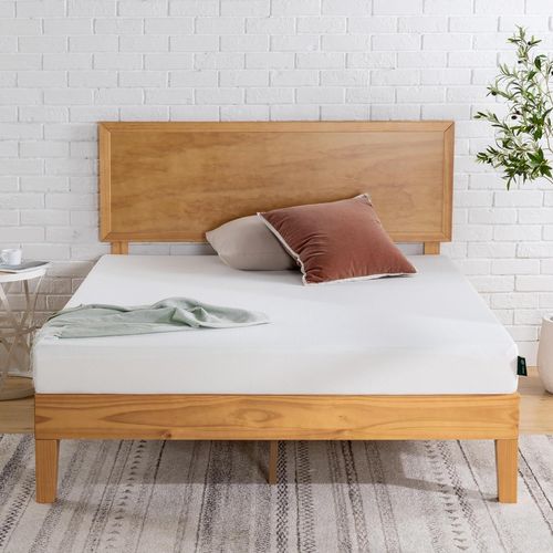 Lit Matelas Conventionnel, Mousse À Mémoire De Forme, Blanc, 160 X 190 Cm