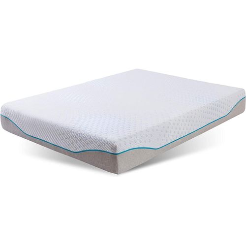 Équilibré Matelas Mousse À Mémoire De Forme En Gel 9 Zones, 90 X 200 X 25 Cm, Clair