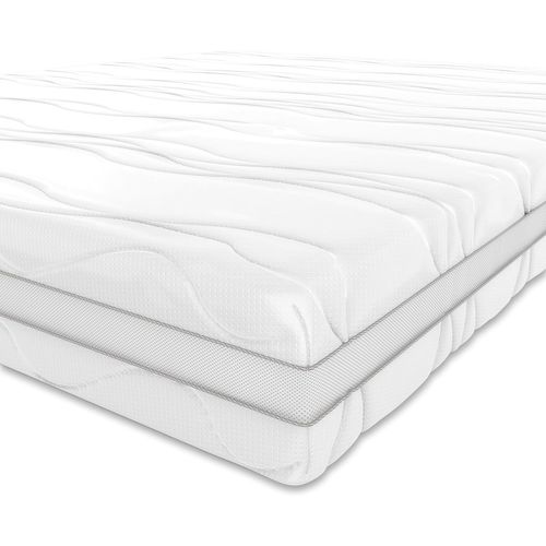 Matelas En Mousse À Mémoire De Forme 7 Zones, Mi-Ferme, 90 X 190 Cm