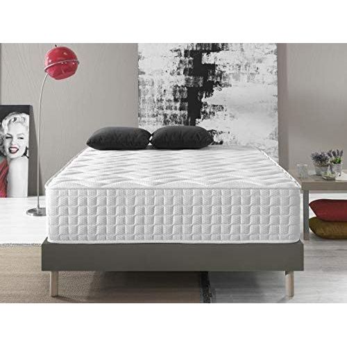 Matelas Epaisseur 30 Cm Memory De Forme Graphene 140x190x30 Cm. Qualité Et Confort De L'hôtellerie Professionnelle, Accueil Doux Et Fermeté Élevé, Antistress