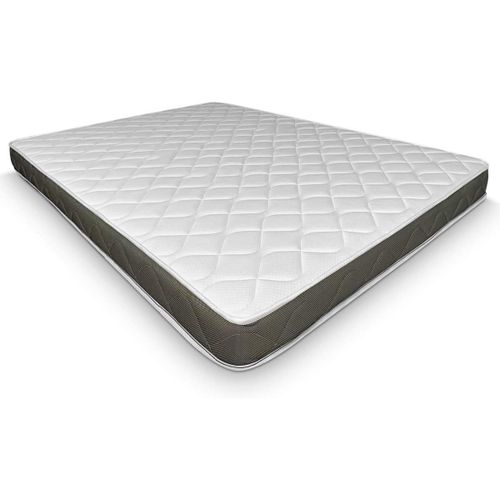 Matelas Viscoélastique Frais Réversible (Face Hiver Polyuréthane Mousse À Mémoire De Forme Polyester, Blanc, 105 X 180)