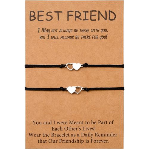 Eryi-2/3/4/5 Pcs S?urs Bracelet Meilleur Ami Amitié Bff Bestie Coeur/Cheval/Pissenlit Correspondant Longue Distance Promesse De Petit Doigt Bracelets Cadeau Pour Adolescentes Femmes Mère Fille