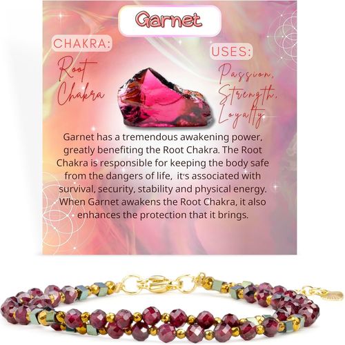 Eryi-Bracelet Femme De Pierre Naturelle Perles, Cristal 4mm Perle Pierres Précieuses Bijoux Femme Cadeau