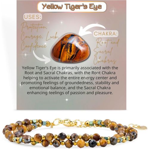 Eryi-Bracelet Femme De Pierre Naturelle Perles, Cristal 4mm Perle Pierres Précieuses Bijoux Femme Cadeau