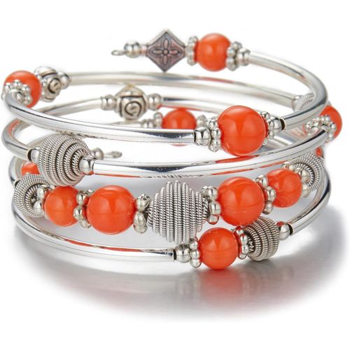 Eryi-Bracelet De Perles En Argent Pour Femme-Bijoux Bohème Multicouches-Cadeau Fete Des Meres Pour Maman