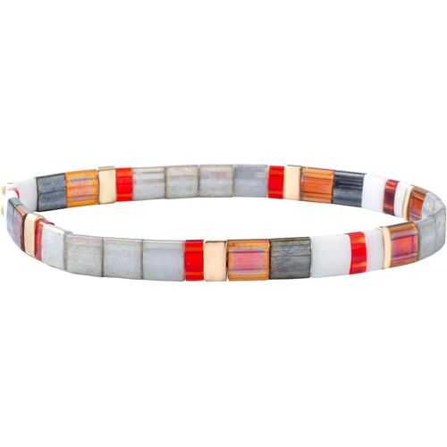 Eryi-Miyuki Tila Bracelets D'amitié En Perles Pour Femmes Bracelets Empilables Extensibles Et Chics