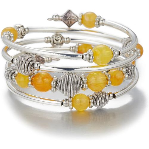 Eryi-Bracelet De Perles En Argent Pour Femme-Bijoux Bohème Multicouches-Cadeau Fete Des Meres Pour Maman