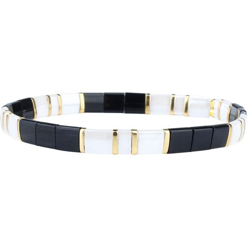 Eryi-Nouveau Miyuki Tila Beaded Bracelet Charm Bracelet Élastique Empilable Wrap Bracelet Femme Bijoux