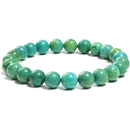 Eryi-Bracelet Femme Pierre Naturelle Lithotherapie Fait Main De 8 Mm, Bracelets Élastique De Yoga En Pierres Semi Précieuse, Cadeaux De Bijoux Créatifs