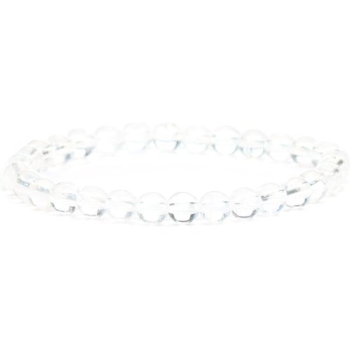Eryi-Bracelet En Véritable Pierre Précieuse Avec Perles Rondes De 6mm - Différentes Longueurs - Bracelet En Pierres Précieuses Porte - Bonheur Talisman Cadeau