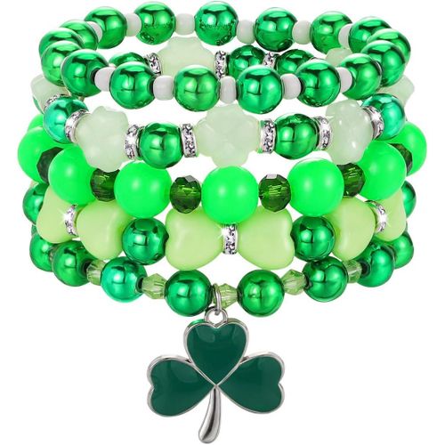 Eryi-Heishi Bracelets Pour Femmes, Chaînes De Poignet En Plastique, Bracelets De Surfeur Élastiques, Accessoires De Bijoux Pour Plages D'été Noël