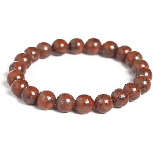Eryi-Joyas Minerales Bracelet En Pierres Naturelles 100% Authentiques - Perles Élastiques - Confort Et Élégance | Fil Coréen Et Écrin À Bijou Inclus