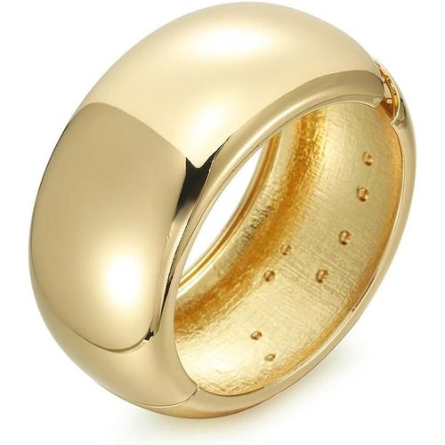 Eryi-Bracelets Martelés Larges Et Épais Pour Femmes Et Filles, Délicats Et Minimalistes, Plaqués Or Jaune 14 Carats, Bracelets Ouverts, Déclaration Unique, Exagéré, Tendance, Cadeau De Bijoux