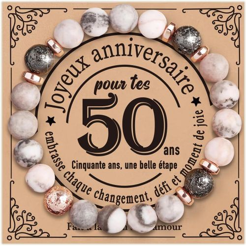 Eryi-Cadeau Femme - Bracelet Femme, Cadeau Anniversaire Femme, Cadeau Femme Original Utile, Cadeau Noel Femme, Bracelet Pierre Naturelle Femme Cadeau Pour Maman S?ur Amie Collègues.