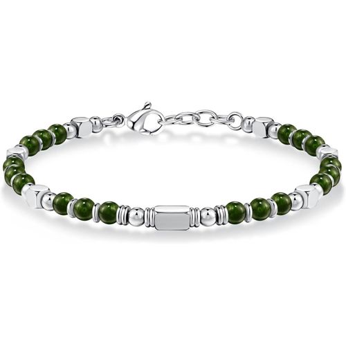 Eryi-Bracelet Femme, Pierre Naturelle Et Acier Inoxydable Bracelet Bohème Pour Femme, Cadeau Anniversaire Cadeau Pour Noël Pour Maman