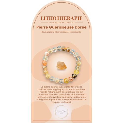 Eryi-Bracelet Pierres Naturelles - 8mm - Qualité Aaa - Perles De Lithothérapie Femmes Et Hommes