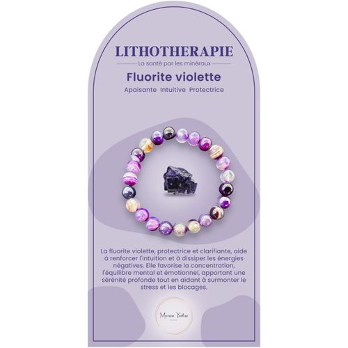Eryi-Bracelet Pierres Naturelles - 8mm - Qualité Aaa - Perles De Lithothérapie Femmes Et Hommes